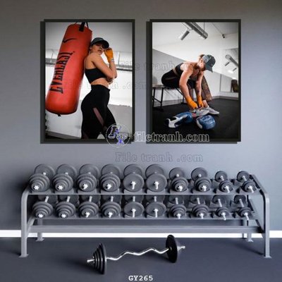 File ảnh File tranh treo phòng gym GYM265 (gốc) in quảng cáo ngoài trời