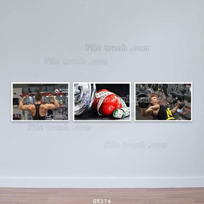 Chi tiết file gốc File tranh treo phòng gym GYM274 (cho in tráng gương)