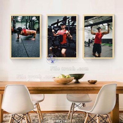 Tải file File tranh treo phòng gym GYM276 (ảnh gốc) in gạch 3D