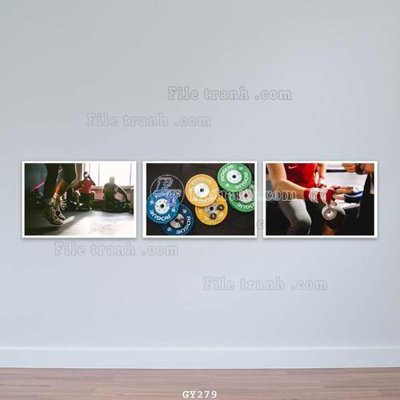 Tải file File tranh treo phòng gym GYM279 (ảnh gốc) in gạch men