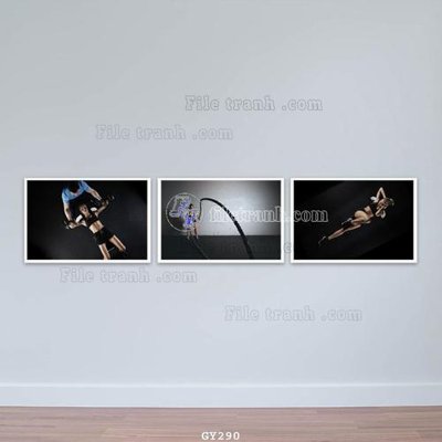 File in lụa File tranh treo phòng gym GYM290 (phong cảnh) File tranh treo phòng gym GYM290