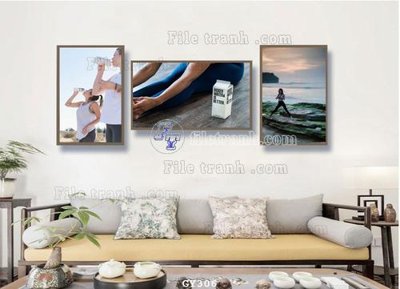 File tranh File tranh treo phòng gym GYM306 (gốc) in backlit film