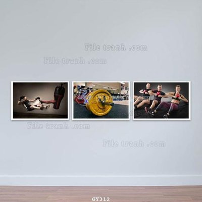 File in ấn File tranh treo phòng gym GYM312 (bản gốc) chất lượng cao