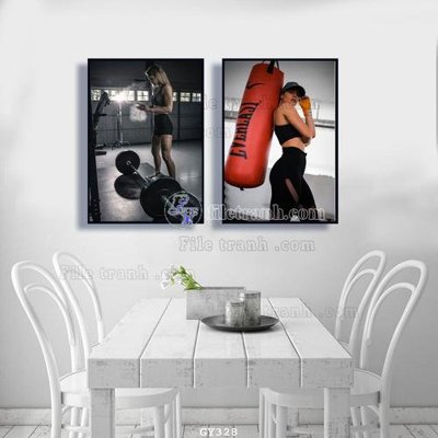 File tranh File tranh treo phòng gym GYM328 (gốc) chủ đề trẻ em
