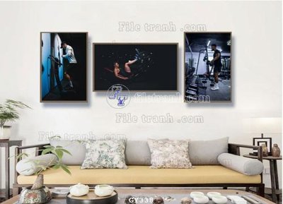 Tải file gốc File tranh treo phòng gym GYM338 (bản PSD) gốc