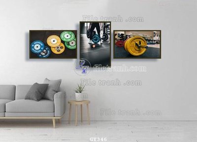 Download file gốc File tranh treo phòng gym GYM346 (in mica) logo