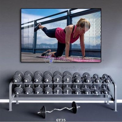 File ảnh gốc File tranh treo phòng gym GYM35 không vỡ nét