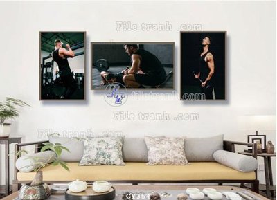 Tải file File tranh treo phòng gym GYM354 (gốc) in trên mọi chất liệu