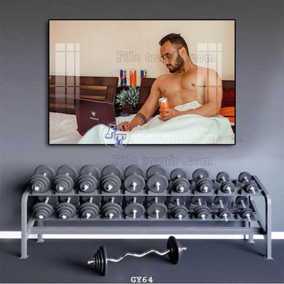 Download file tranh PSD File tranh treo phòng gym GYM64 để chỉnh sửa