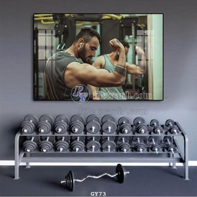 File tranh File tranh treo phòng gym GYM73 (bản gốc) treo phòng ăn
