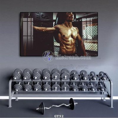 Download file tranh PSD File tranh treo phòng gym GYM92 để chỉnh sửa
