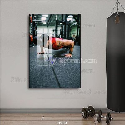 File tranh File tranh treo phòng gym GYM94 (bản gốc) treo tường