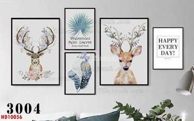 File tranh File tranh bộ hiện đại HD10056 (gốc) in backlit film