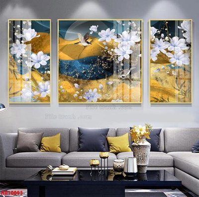 File in lụa File tranh bộ hiện đại HD10093 (hoa văn) File tranh bộ hiện đại HD10093