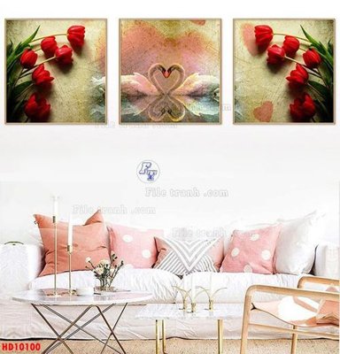 File ảnh File tranh bộ hiện đại HD10100 (gốc) in poster