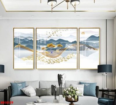 File gốc File tranh bộ hiện đại HD10129 (ảnh chi tiết) để in ấn