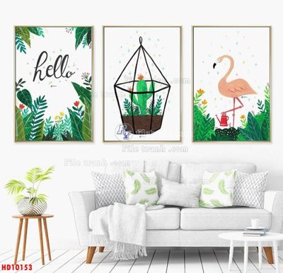 Tải file File tranh bộ hiện đại HD10153 (gốc) làm file quảng cáo