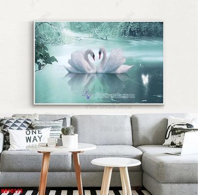 File in mica File tranh bộ hiện đại HD10173 (bản gốc) làm vách ngăn