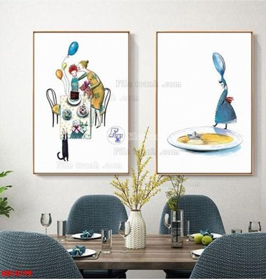 File gốc File tranh bộ hiện đại HD10199 (phong cách) châu Âu