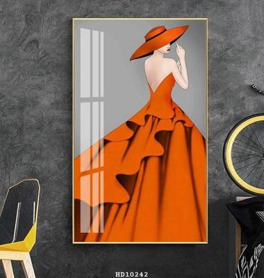 File gốc File tranh hiện đại pha lê gương HD10242 (cho in ấn) độc quyền