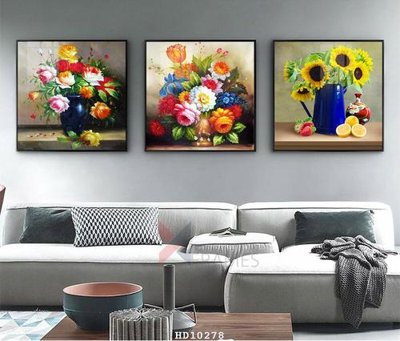 File gốc File tranh hiện đại pha lê gương HD10278 (in lụa) họa tiết 3D