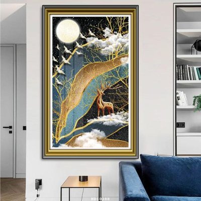 Tải file File tranh hiện đại pha lê gương HD10288 (gốc) chủ đề tôn giáo