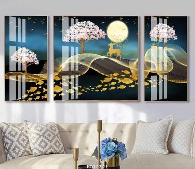 Download file gốc File tranh hiện đại pha lê gương HD10321 (in mica) logo