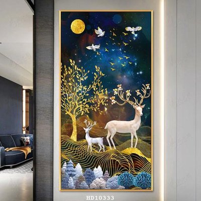 Tải file gốc File tranh hiện đại pha lê gương HD10333 (bản PSD) còn layer