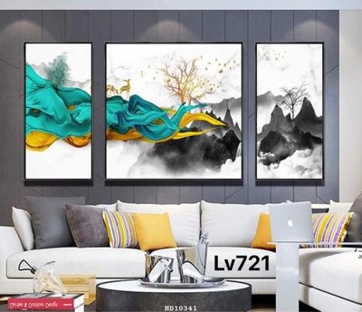 File tranh trang trí File tranh hiện đại pha lê gương HD10341 (tải file gốc)