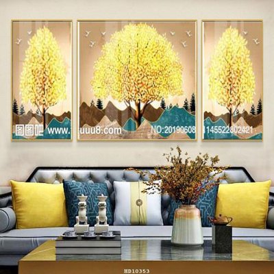 File gốc File tranh hiện đại pha lê gương HD10353 (in lụa) cao cấp