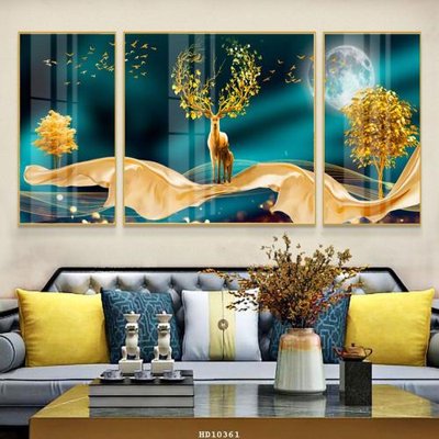 File in trần File tranh hiện đại pha lê gương HD10361 (bản gốc) 5D