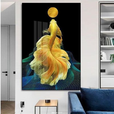 Download file gốc File tranh hiện đại pha lê gương HD10377 (in lụa) hoa lá