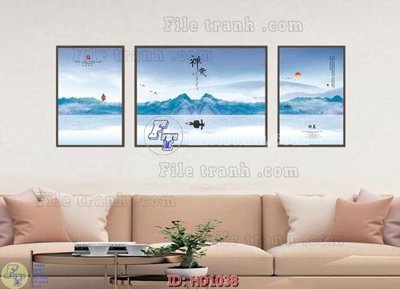 File gốc File tranh hiện đại HD1038 (cho in UV) siêu nét