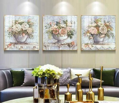 File in trần File tranh hiện đại pha lê gương HD10392 (bản gốc) phong cảnh