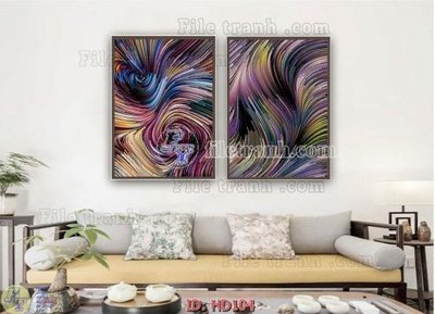 File gốc File tranh hiện đại HD104 (in 3D) cho trang trí