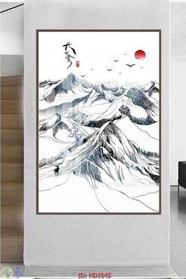 Tải file File tranh hiện đại HD1045 (ảnh gốc) in tranh kính