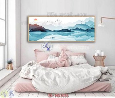 File tranh File tranh hiện đại HD1053 (gốc) in backlit film