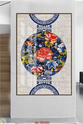 File in trần File tranh hiện đại HD1061 (bản gốc) mây trời