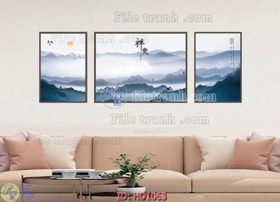 File gốc File tranh hiện đại HD1063 (in ấn) không giới hạn
