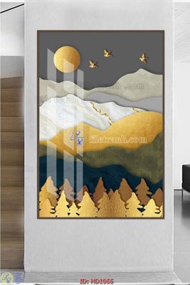 Chi tiết file gốc File tranh hiện đại HD1066 (cho in tráng gương)