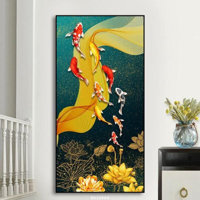 Hình ảnh file gốc in trần nhà File tranh treo hiện đại HD10664