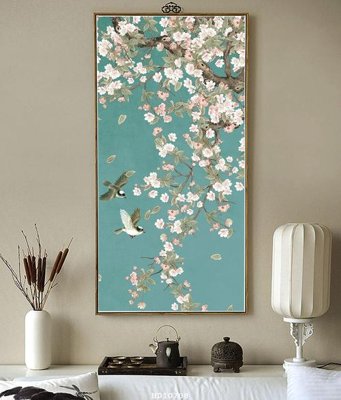 Tải file File tranh treo hiện đại HD10708 (gốc) chủ đề phong thủy