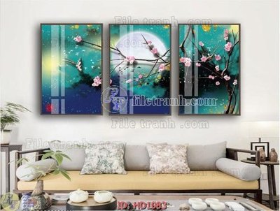 File ảnh File tranh hiện đại HD1083 (gốc) in standee