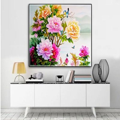 File tranh File tranh treo hiện đại HD10854 (gốc) in trên kính