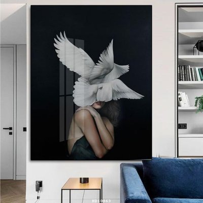 File tranh gốc in trần nhà File tranh treo hiện đại HD10863 3D