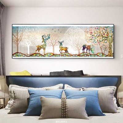 File tranh gốc in trần nhà File tranh treo hiện đại HD10881 3D