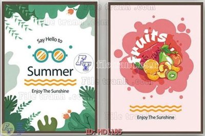 Tải file File tranh hiện đại HD1185 (gốc) chủ đề phong thủy