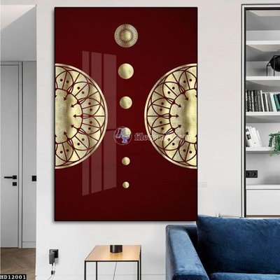 File tranh File tranh hiện đại pha lê gương HD12001 (bản gốc) trang trí văn phòng