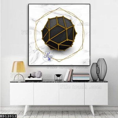 Download file gốc File tranh hiện đại pha lê gương HD12012 (in lụa) cao cấp