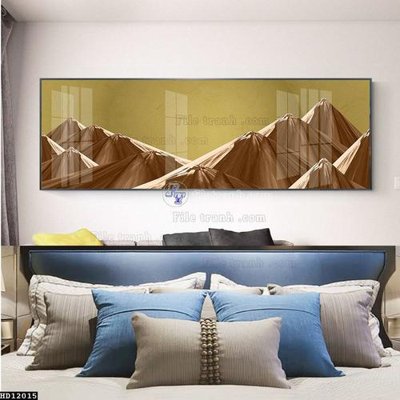 File in trần File tranh hiện đại pha lê gương HD12015 (file gốc) phong thủy